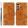 Mobigear Butterfly Housse Samsung Galaxy A26 Etui Porte-Monnaie - Cognac
