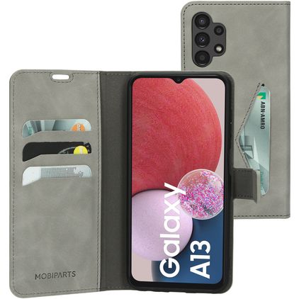 Mobiparts Classic Wallet Samsung Galaxy A13 4G Étui Portefeuille - Granite Grey