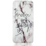 Mobigear Marble Coque Huawei Y5 (2019) Coque arrière en TPU Souple - White Marble