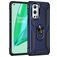 Mobigear Armor Ring Coque OnePlus 9 Pro Coque arrière Rigide Anti-Chocs avec Anneau-Support - Bleu