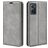 Mobigear Retro Slim Housse OPPO A76 Etui Porte-Monnaie - Gris