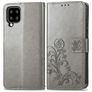 Mobigear Clover Housse Samsung Galaxy A22 5G Etui Porte-Monnaie - Gris