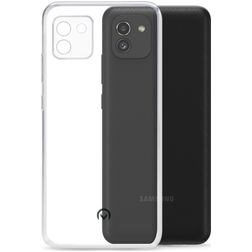 Mobilize Gelly Coque Transparente Samsung Galaxy A03 Coque arrière en TPU Souple - Transparent
