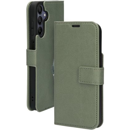 Mobiparts Classic Wallet Samsung Galaxy A15 Étui Portefeuille - Stone Green