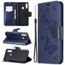 Mobigear Butterfly Housse Samsung Galaxy A20s Etui Porte-Monnaie - Bleu