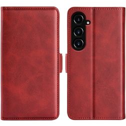 Mobigear Slim Magnet Housse Samsung Galaxy S23 FE Etui Porte-Monnaie - Rouge