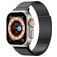 Mobigear Premium Loop Bracelet Milanais Apple Watch Fermeture magnétique - 42/41/40/38 mm - Noir
