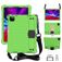 Mobigear HexStrap Coque iPad Air 11 Pouces (2024) Coque arrière en EVA + Bandoulière - Vert