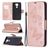 Mobigear Butterfly Housse Xiaomi Redmi Note 9 Etui Porte-Monnaie - Rose doré