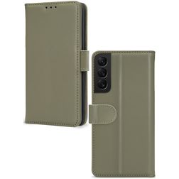 Mobilize Premium Gelly Wallet Housse Samsung Galaxy S22 Etui Porte-Monnaie - Vert