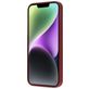 Mobiparts Coque iPhone 14 Plus Coque arrière en Silicone - Plum Red