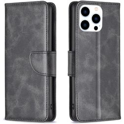 Mobigear Excellent Housse iPhone 16 Pro Max Etui Porte-Monnaie - Noir