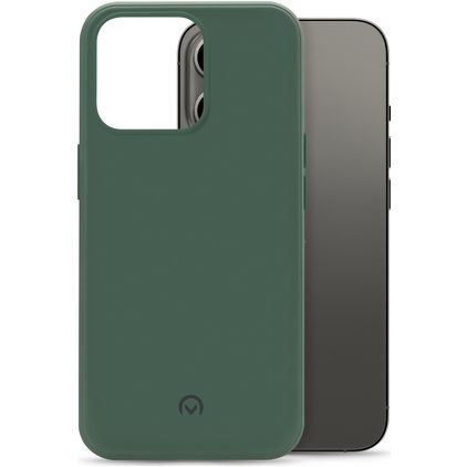 Mobilize Rubber Gelly Coque iPhone 13 Pro Coque arrière en TPU Souple - Matt Green