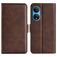 Mobigear Slim Magnet Housse HONOR X7 Etui Porte-Monnaie - Marron