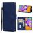 Mobigear Wallet Housse Samsung Galaxy M22 Etui Porte-Monnaie - Bleu