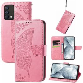 Mobigear Butterfly Housse Realme GT Master Edition Etui Porte-Monnaie - Rose