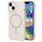 Mobiparts Slim Line Coque iPhone 15 MagSafe Coque arrière Rigide - Off White