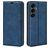 Mobigear Retro Slim Housse Samsung Galaxy S25 FE Etui Porte-Monnaie - Dark Blue