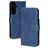 Mobiparts Classic Wallet Housse Samsung Galaxy S25 FE Etui - bleu acier