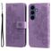 Mobigear Flowers Housse Samsung Galaxy S26 FE Etui Porte-Monnaie - Violet