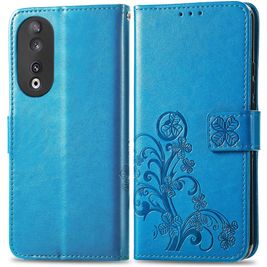 Mobigear Clover Housse Honor 90 Etui Porte-Monnaie - Bleu