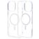 Mobiparts Hardcover Coque Transparente iPhone 16 Pro Max MagSafe Coque arrière Rigide - Transparent