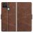 Mobigear Slim Magnet Housse Realme C25Y Etui Porte-Monnaie - Marron