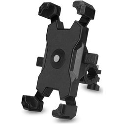 Mobigear PushHold Support Vélo Guidon Pince Universel - Noir