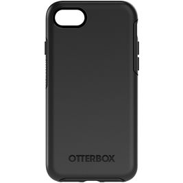 OtterBox Symmetry Coque iPhone SE (2022) Coque arrière Rigide Anti-Chocs - Noir