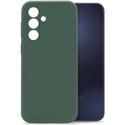 Mobilize Rubber Gelly Coque Samsung Galaxy A15 Coque arrière en TPU Souple - Matt Green