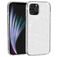 Mobigear Glitter Coque iPhone 12 Pro Max Coque arrière Rigide - Blanc
