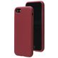 Mobiparts Coque iPhone SE (2022) Coque arrière en Silicone - Plum Red