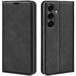 Mobigear Retro Slim Housse Samsung Galaxy S25 FE Etui Porte-Monnaie - Noir