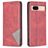 Mobigear Rhombus Slim Housse Google Pixel 8a Etui - Rouge