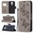 Mobigear Butterfly Housse Xiaomi Redmi Note 9 Etui Porte-Monnaie - Gris