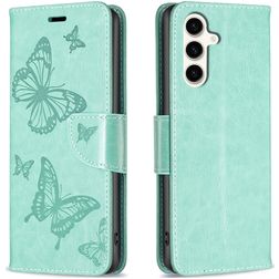 Mobigear Butterfly Housse Samsung Galaxy S23 FE Etui Porte-Monnaie - Vert