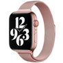 Mobigear Slim Loop Bracelet Milanais Apple Watch Fermeture magnétique - 42/41/40/38 mm - Rose doré