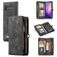 Caseme 008 Housse Samsung Galaxy S10 Etui avec Coque Détachable Porte-Monnaie - Noir
