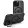 Mobilize Hybrid Pro iPhone 16 Pro Max MagSafe Plastique rigide Coque arrière Antichoc - Noir