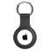 Xccess Keychain Coque Apple AirTag Porte-clés en Silicone Souple - Noir