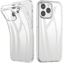 Mobigear Basics Transparent iPhone 13 Pro TPU souple Coque arrière - Transparent