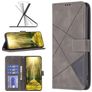 Mobigear Rhombus Google Pixel 7a Étui Portefeuille - Gris