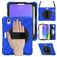 Mobigear SureGrip XGuard Coque iPad Mini 6 (2021) Coque arrière en Plastique rigide,Silicone + Porte-crayon + Bandoulière + Support Amovible - Bleu