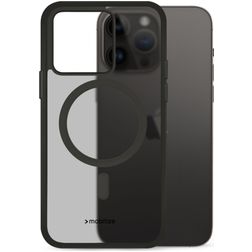 Mobilize Hybrid Coque iPhone 14 Pro Max MagSafe Coque arrière Rigide Anti-Chocs - Noir