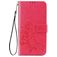 Mobigear Clover Housse OPPO Reno 4 Etui Porte-Monnaie - Magenta