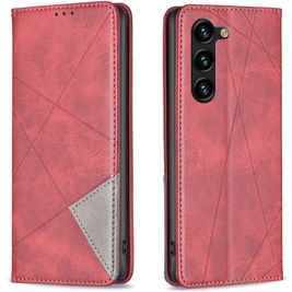 Mobigear Rhombus Slim Housse Samsung Galaxy S25 Plus Etui - Rouge Mobigear Rhombus Slim Housse Samsung Galaxy S25 Plus Etui - Rouge