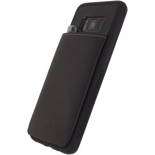 Mobilize Gelly Card Coque Samsung Galaxy S8 Coque arrière en TPU Souple avec Porte-Cartes - Noir