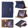 Mobigear Luxury Coque iPad 7 (2019) Etui + Porte-crayon - Bleu