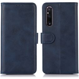 Mobigear Wallet Sony Xperia 1 V Étui Portefeuille - Bleu