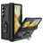 Mobigear Armor Ring Samsung Galaxy Z Fold 6 Plastique rigide Coque arrière Antichoc avec bague de maintien - Noir